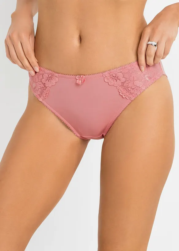 Slip con pizzo delicato (pacco da 2), bonprix