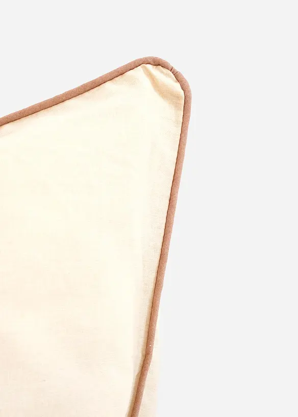 Biancheria da letto in rinforzato con pistagna a contrasto, bonprix