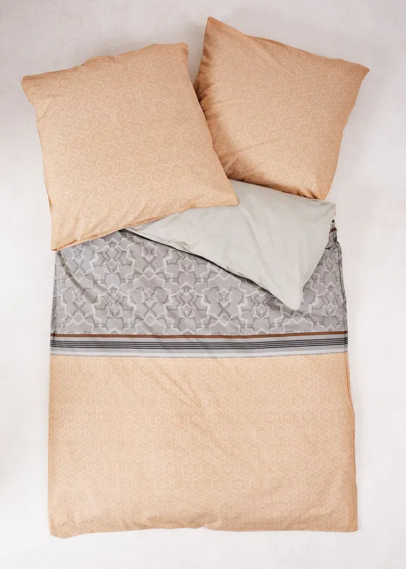 Biancheria da letto in percalle a righe, bonprix
