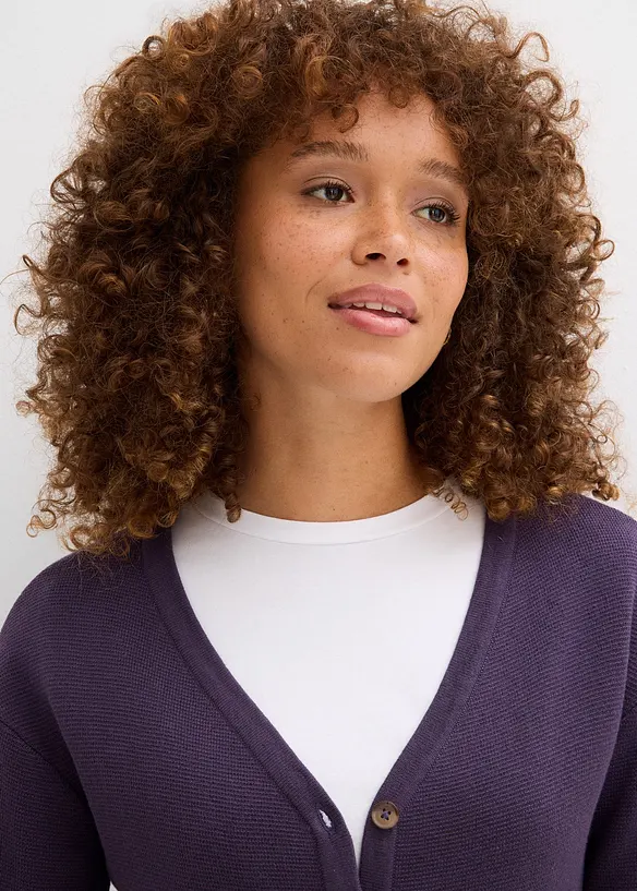 Cardigan a coste Milano, bonprix