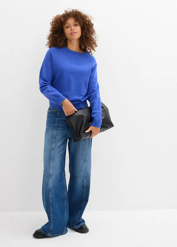 Maglione in filato fine, bonprix