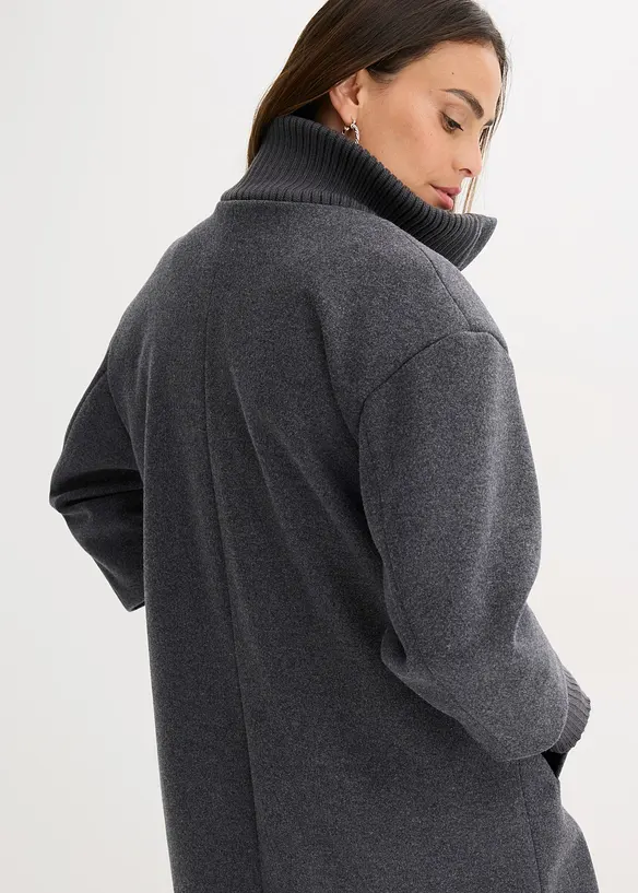 Cappotto corto in simil lana, bonprix