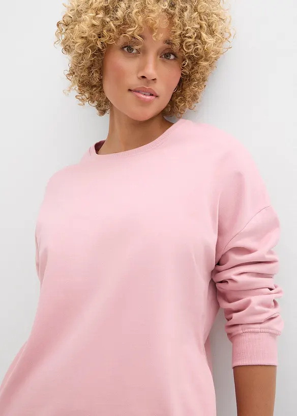 Felpa oversize in puro cotone, bonprix