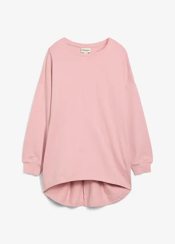 Felpa oversize in puro cotone, bonprix