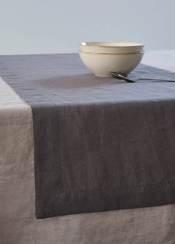 Runner tavolo in lino, bonprix