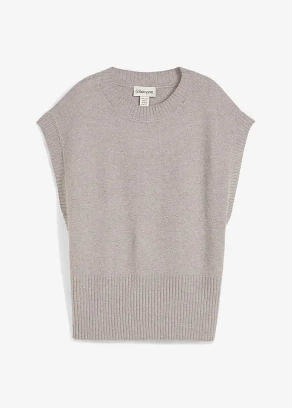 Gilet in maglia oversize, bonprix