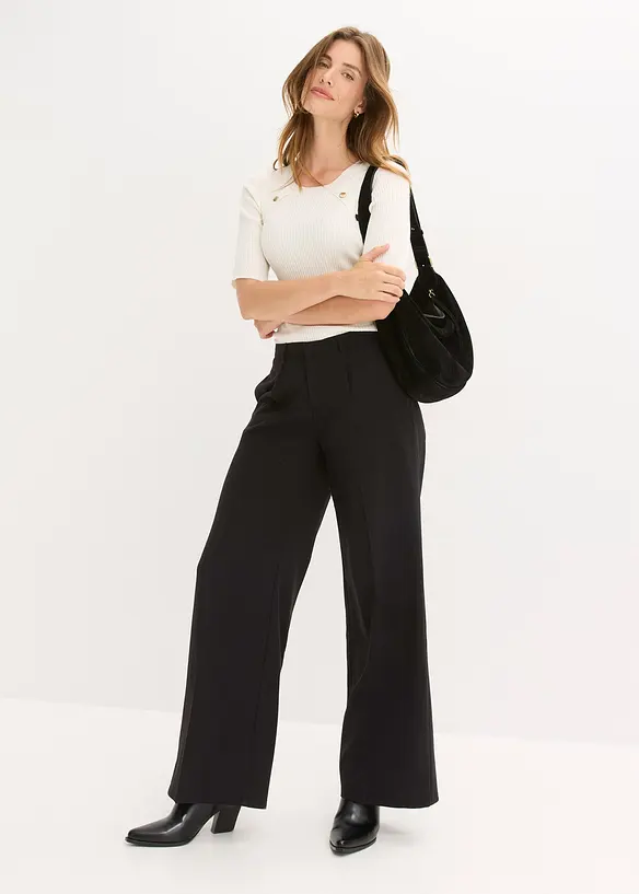 Maglione in filato fine di misto viscosa fluente, bonprix