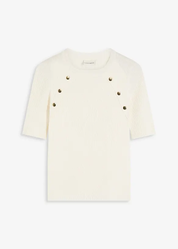 Maglione in filato fine di misto viscosa fluente, bonprix