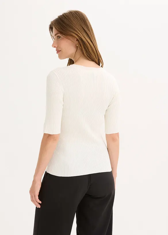 Maglione in filato fine di misto viscosa fluente, bonprix