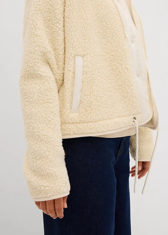 Giacca in pile teddy, bonprix