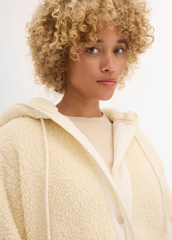 Giacca in pile teddy, bonprix