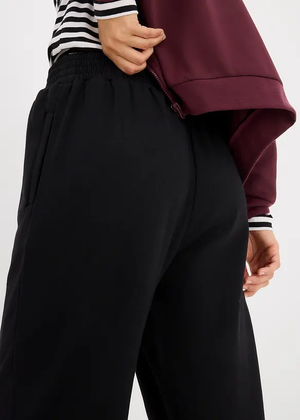 Pantaloni da jogging a vita alta, bonprix