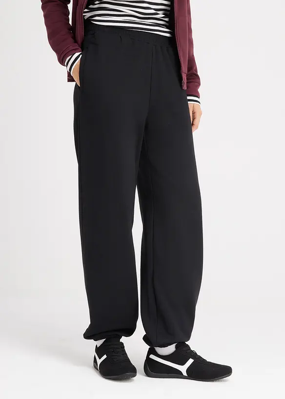 Pantaloni da jogging a vita alta, bonprix