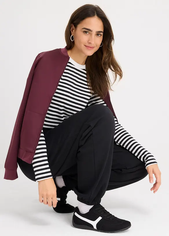 Pantaloni da jogging a vita alta, bonprix