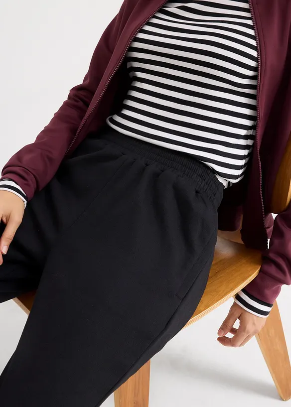 Pantaloni da jogging a vita alta, bonprix
