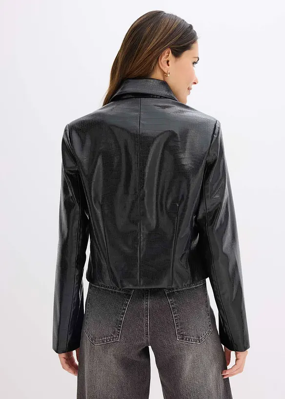 Giacca corta in similpelle, bonprix