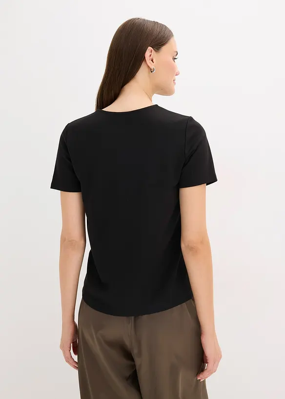 Maglia con applicazione di strass, bonprix