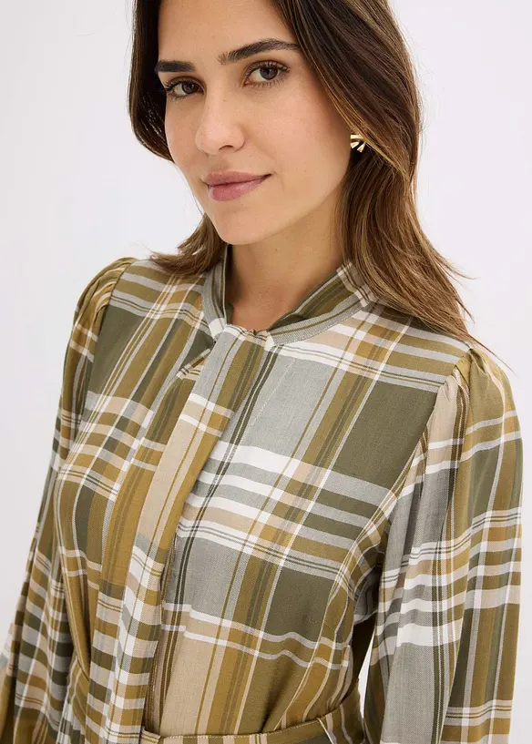 Abito midi con fiocco, bonprix