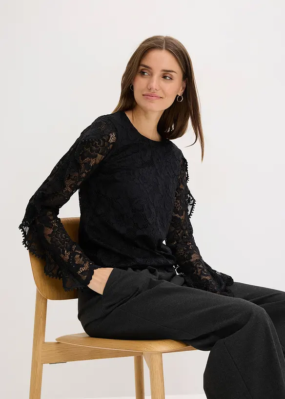 Maglia in pizzo, bonprix