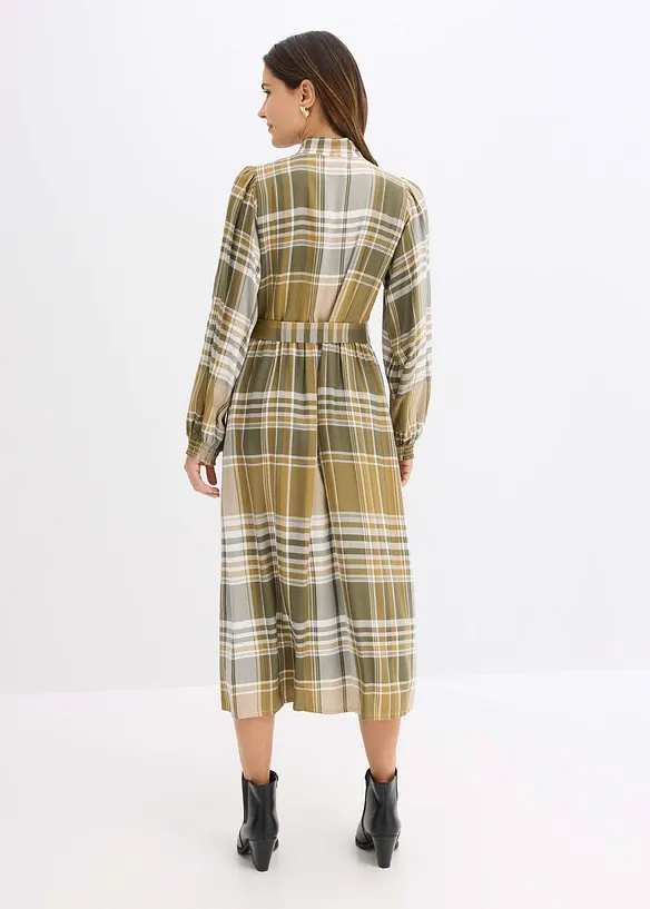 Abito midi con fiocco, bonprix