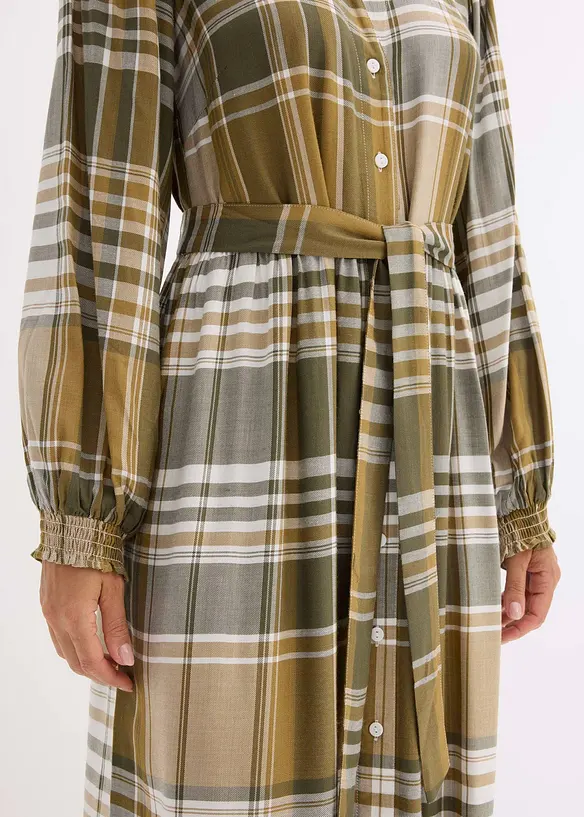 Abito midi con fiocco, bonprix