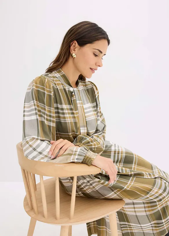 Abito midi con fiocco, bonprix