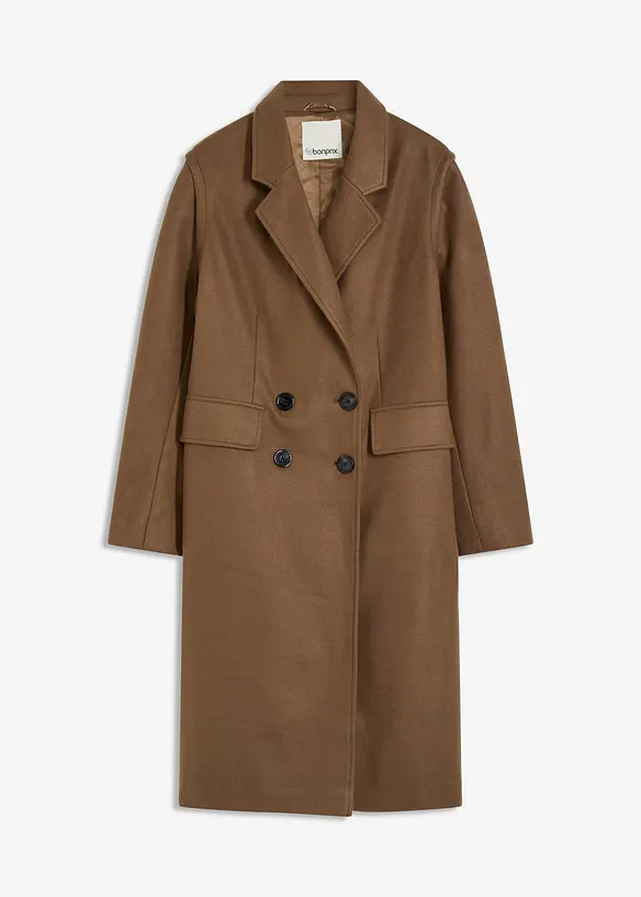 Cappotto morbido con maniche staccabili, bonprix