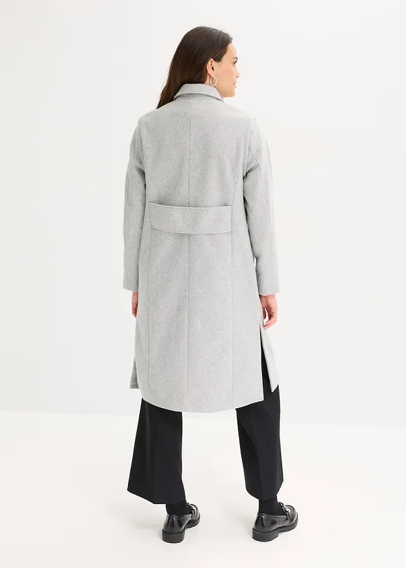 Cappotto morbido con maniche staccabili, bonprix