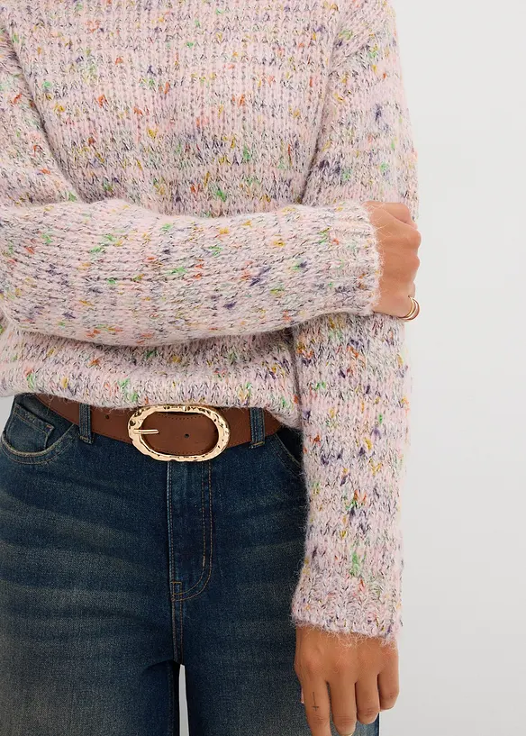 Maglione oversize in filato bouclé, bonprix