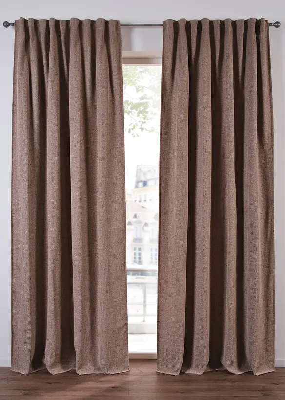 Tenda oscurante in tessuto operato (pacco da 1), bonprix