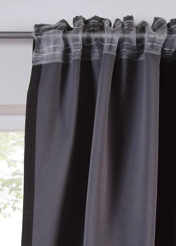 Tenda semioscurante leggermente strutturata (pacco da 1), bonprix