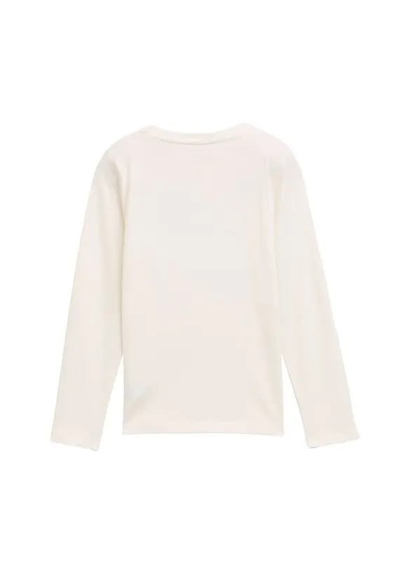 Maglia a maniche lunghe Tom Tailor in puro cotone, Tom Tailor