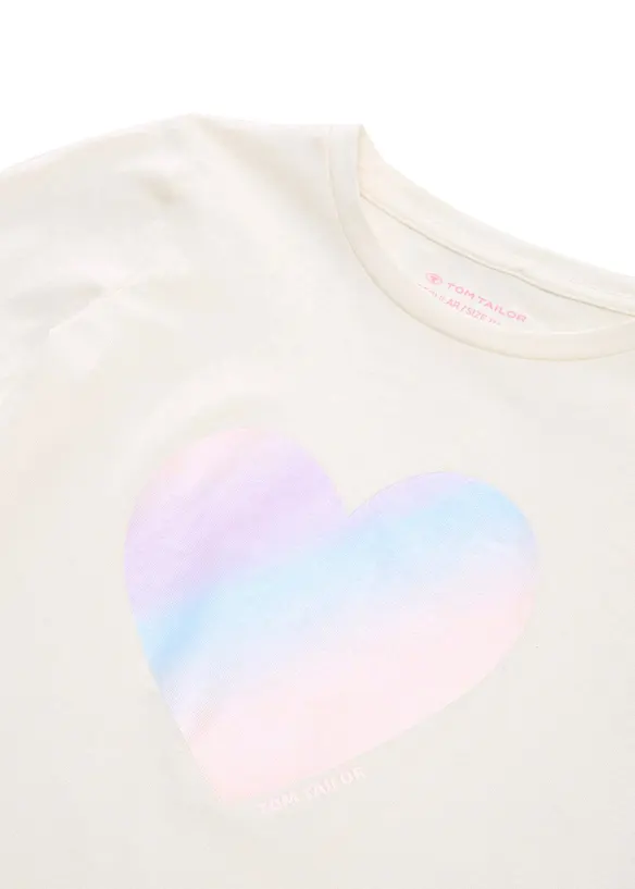 Maglia a maniche lunghe Tom Tailor in puro cotone, Tom Tailor