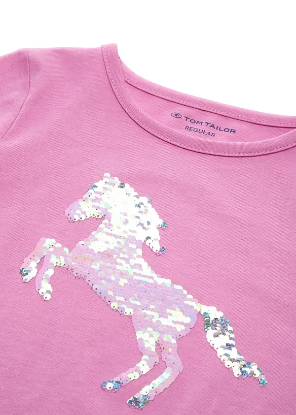 Maglia a maniche lunghe Tom Tailor in puro cotone, Tom Tailor