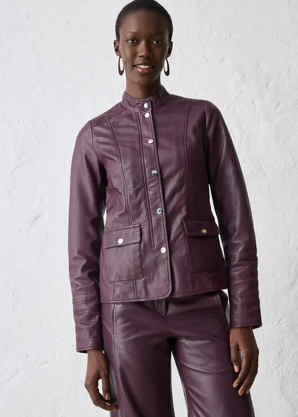 Giacca in nappa di agnello, bonprix
