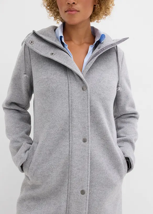 Cappotto lungo in simil lana, bonprix