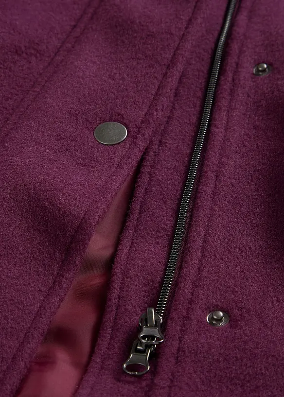 Cappotto lungo in simil lana, bonprix