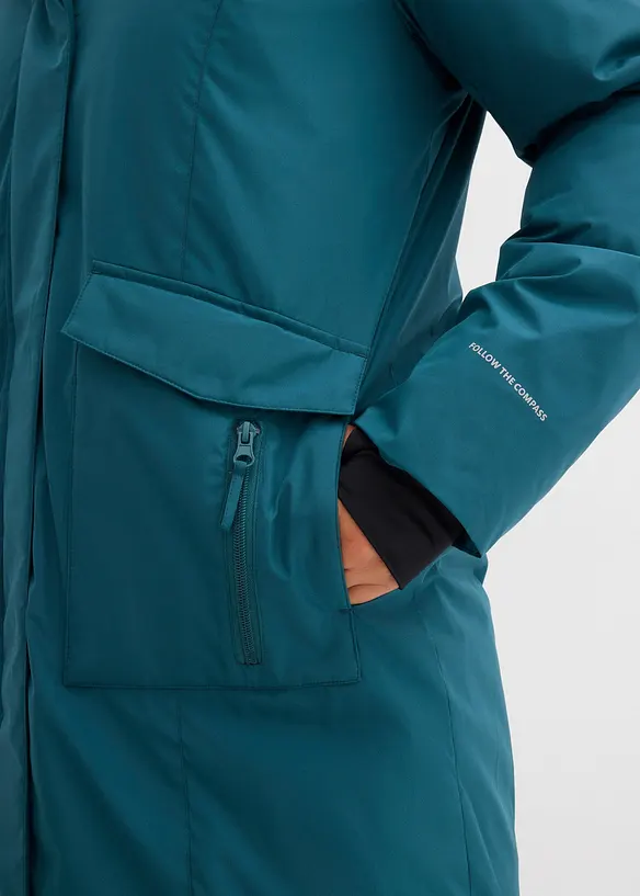 Piumino lungo con fodera soffice e funzione termoisolante, bonprix