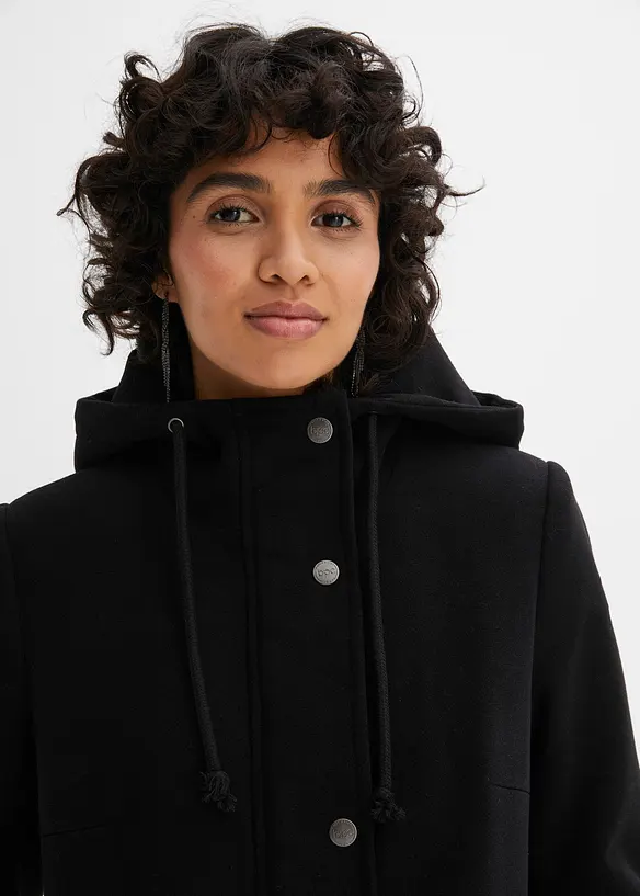Cappotto lungo in simil lana, bonprix