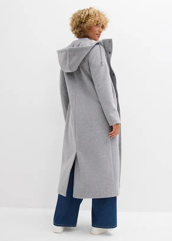 Cappotto lungo in simil lana, bonprix
