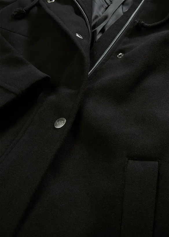 Cappotto lungo in simil lana, bonprix