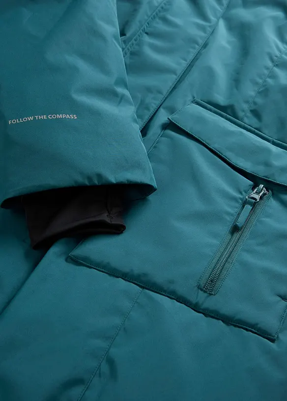 Piumino lungo con fodera soffice e funzione termoisolante, bonprix