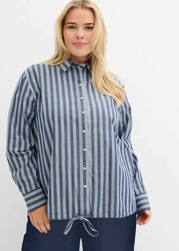 Camicia oversize in puro cotone, bonprix