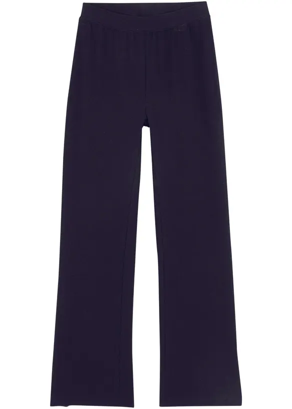 Pantaloni svasati  con spacchi in misto cotone biologico, bonprix