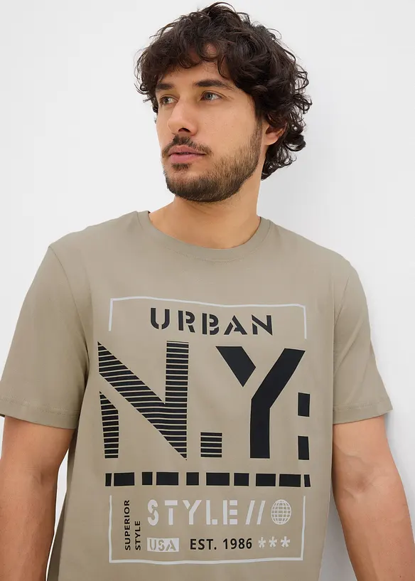 T-shirt in puro cotone biologico, bonprix