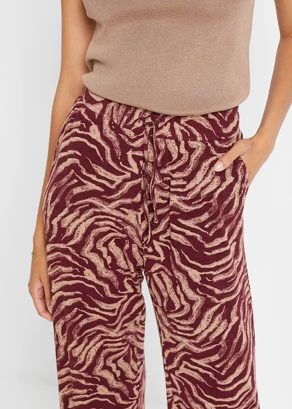 Pantaloni in jersey di viscosa fluente, bonprix