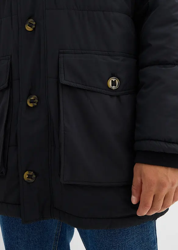 Parka con cappuccio staccabile, bonprix