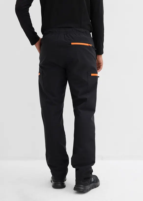 Pantaloni funzionali termici impermeabili loose fit, straight, bonprix