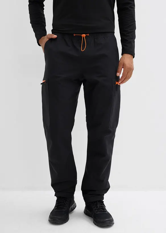 Pantaloni funzionali termici impermeabili loose fit, straight, bonprix