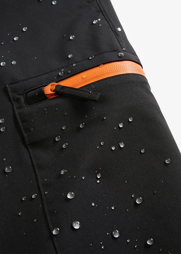 Pantaloni funzionali termici impermeabili loose fit, straight, bonprix